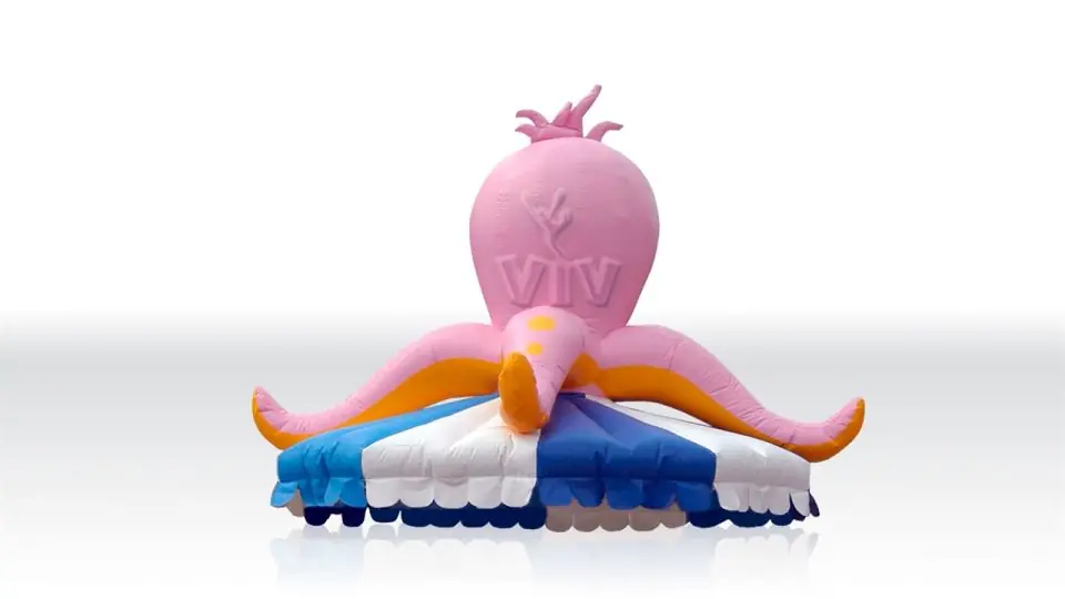 Inflatable roof with Octopus (with blower and accessories) - NEW TYPE commercial mechanical carousel attraction