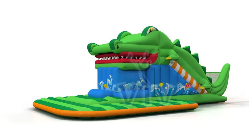 Crocodile Giant commercial inflatable slide